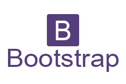 Bootstrap framework logo showcasing ClanTop’s expertise in responsive design, UI development, and mobile-first web interfaces